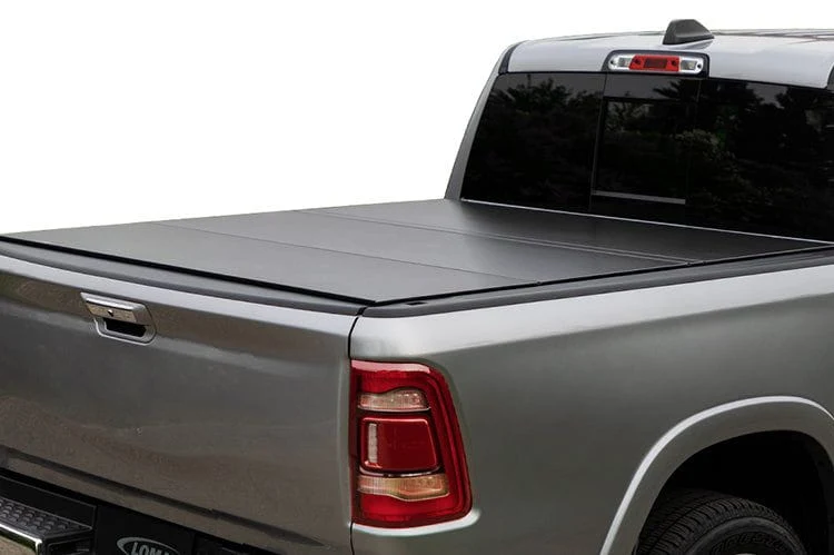 Lomax Hard Tri-Fold Tonneau Cover | Ultra-Low Profile Design